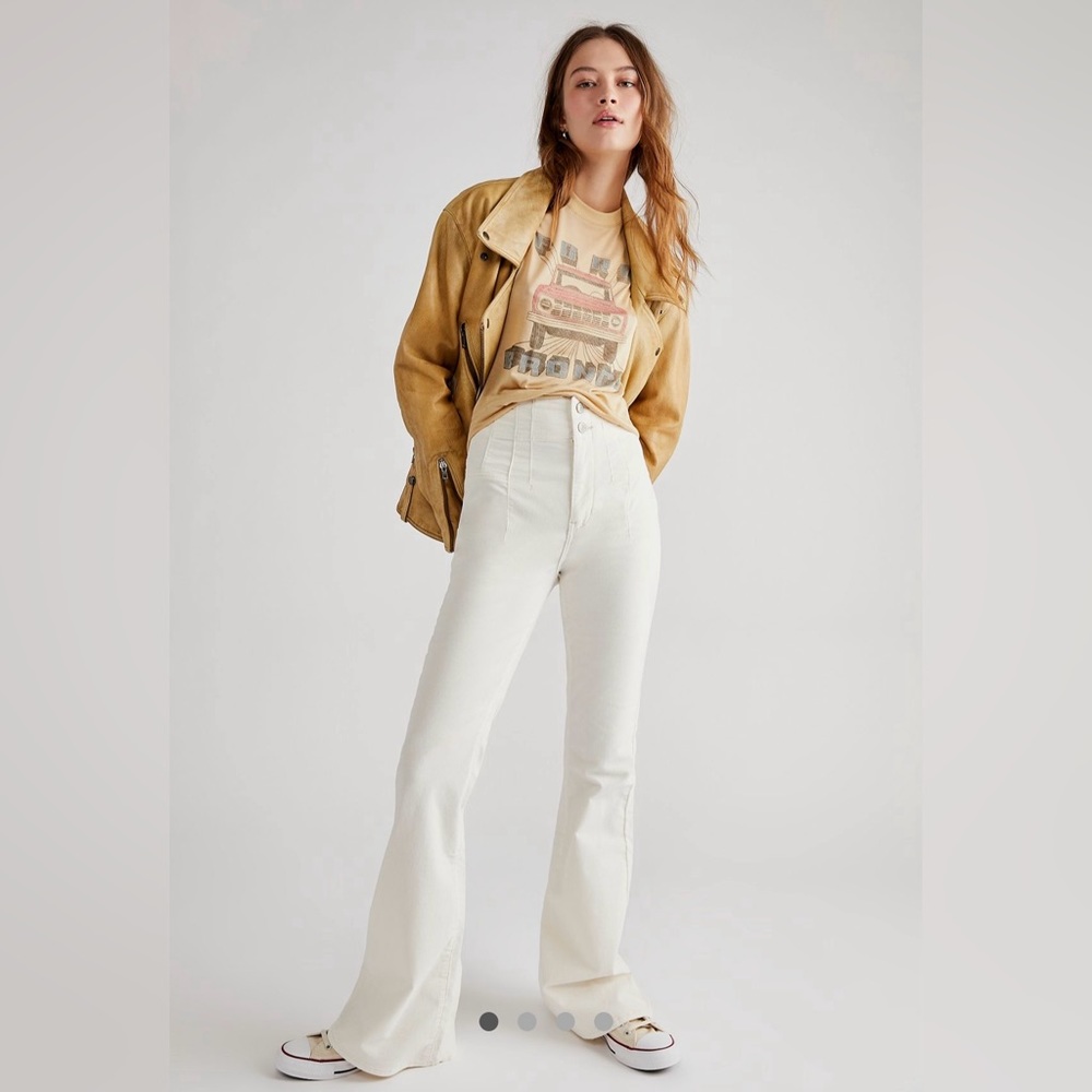 NWT Free People Jayde High Rise Flare